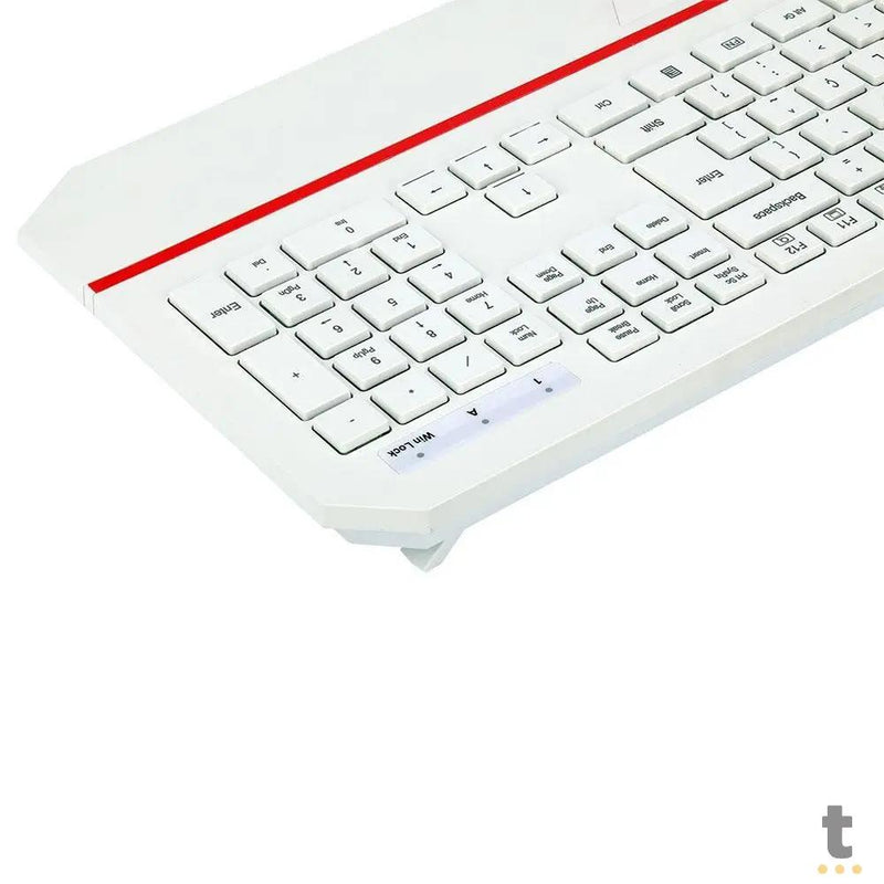 Teclado Gamer Membrana Redragon Karura 2 RGB Branco - K502W-N