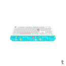 Teclado Gamer Membrana Redragon Luluca RGB Apoio de Pulso Integrado Personalizado - L502