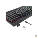 Teclado Gamer Membrana Redragon Shiva 98 RGB Preto C/ Apoio de Pulso - K515-RGB