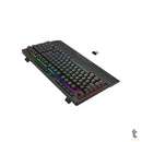 Teclado Gamer Membrana Redragon Shiva 98 RGB Preto C/ Apoio de Pulso - K515-RGB
