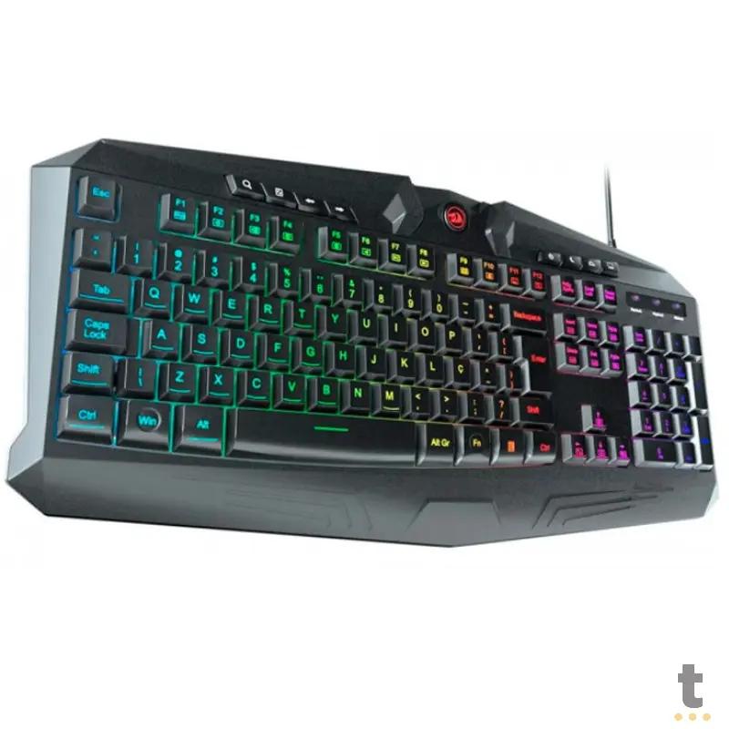 Teclado Gamer  Redragon Harpe Preto C/ RGB - K503 RGB
