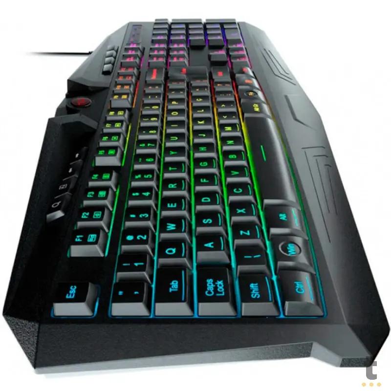 Teclado Gamer  Redragon Harpe Preto C/ RGB - K503 RGB