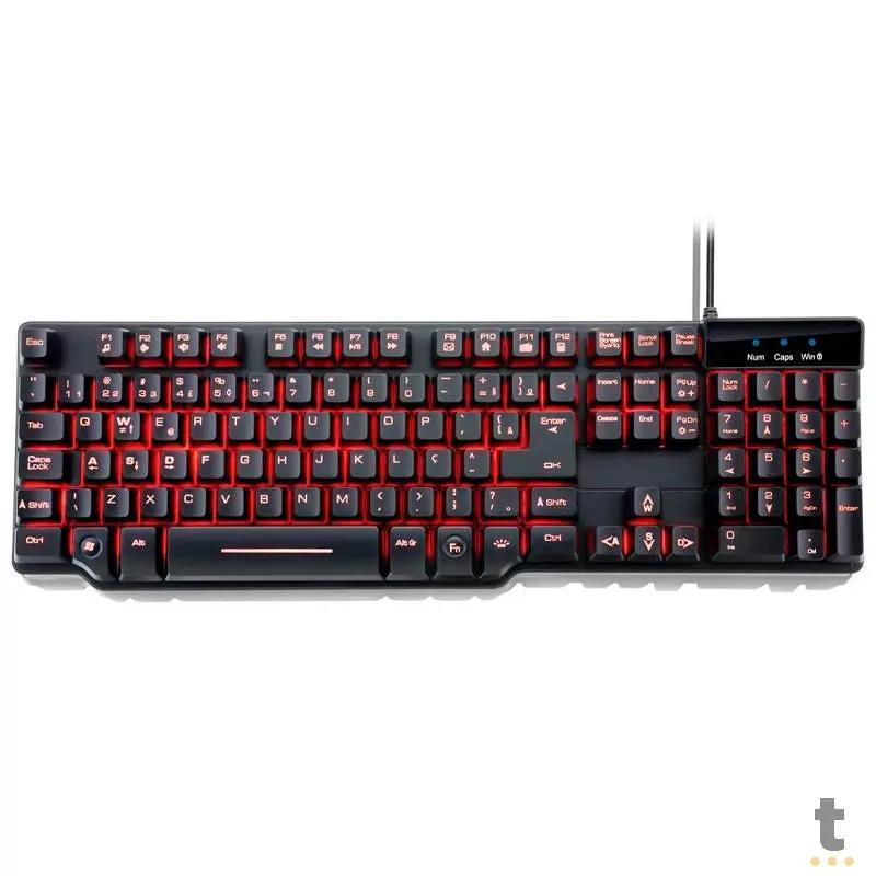 Teclado Gamer Semi Mecanico Warrior Razmig Tc196