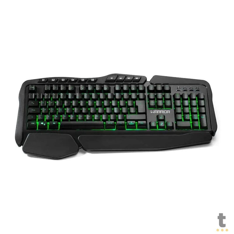 Teclado Gamer Warrior Clancy Rgb Macro - TC241