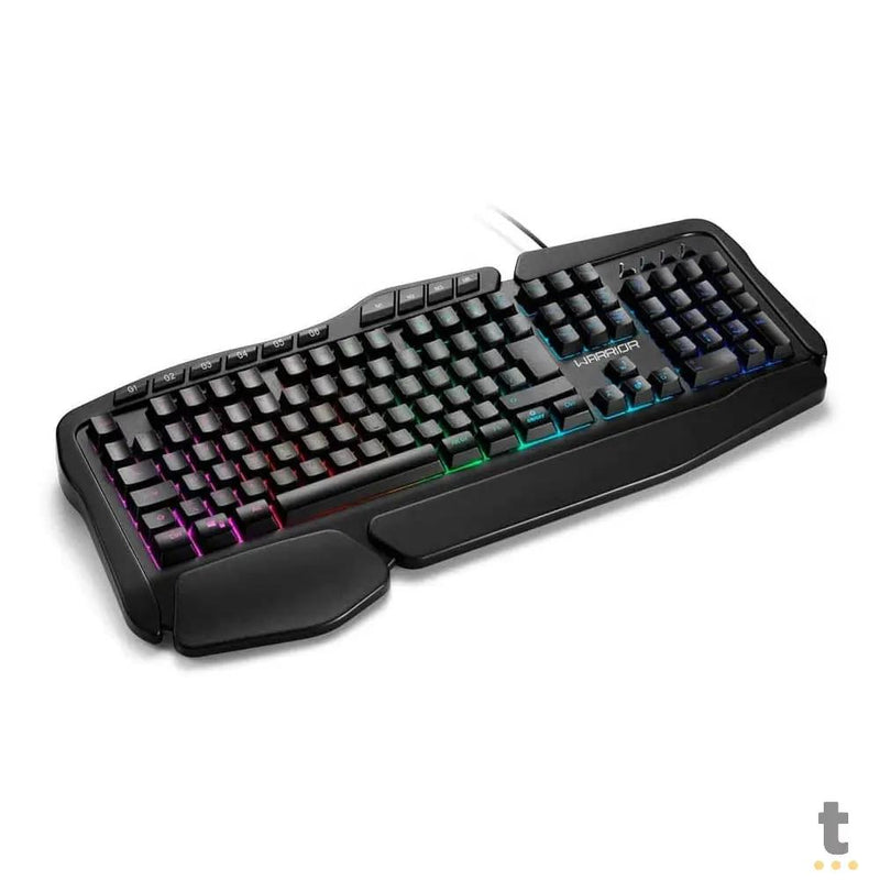 Teclado Gamer Warrior Clancy Rgb Macro - TC241