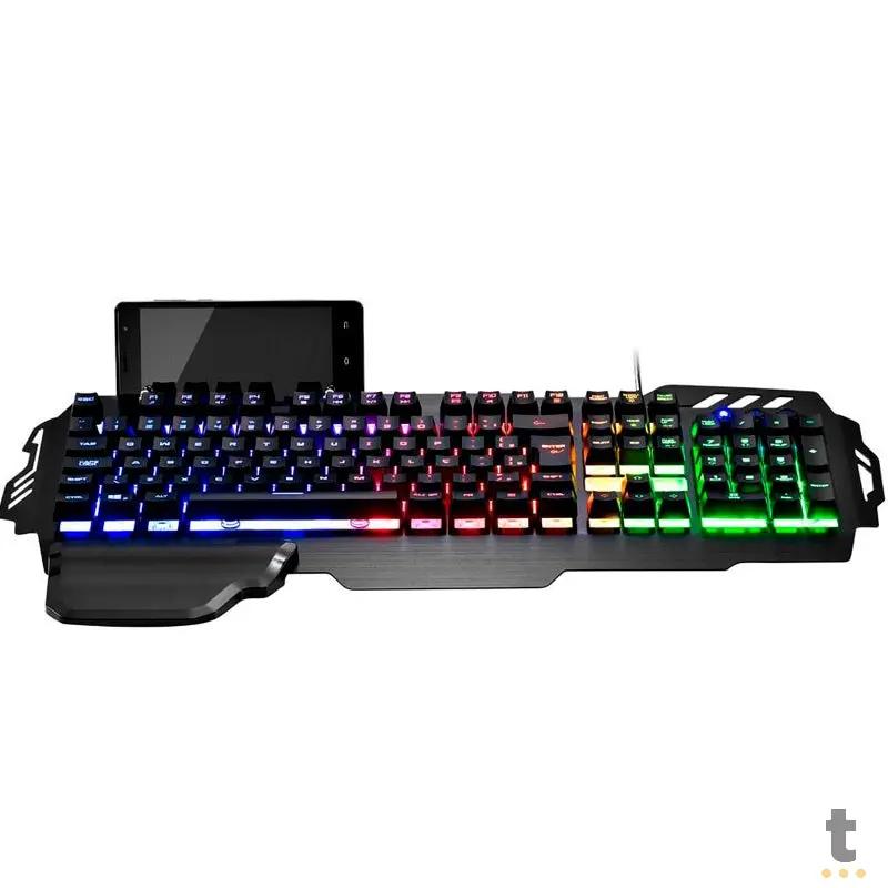 Teclado Gamer Warrior Zuberi Semi Mecânico Tc210