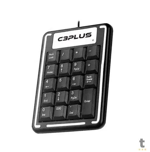 Teclado Numérico C3Tech Usb Preto - KN-11BK