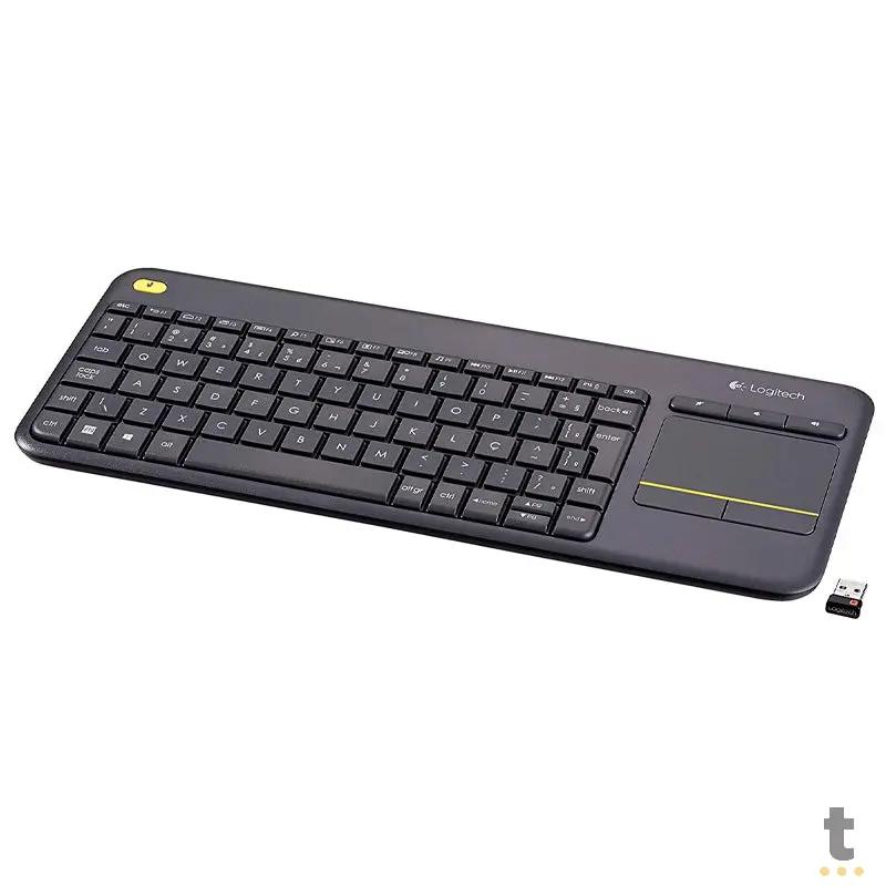 Teclado Sem Fio Logitech K400 Plus Touchpad Smart Tv 920-007125
