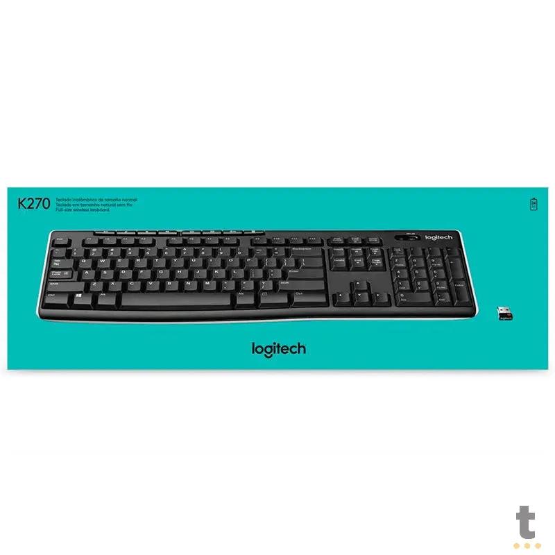 Teclado Sem Fio Multimidia Logitech K270 920-004427