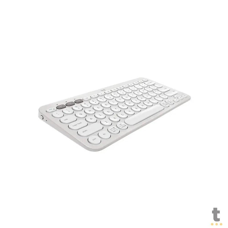 Teclado Sem Fio Multimidia Logitech K380s Bluetooth Branco 920-011790