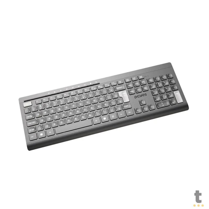 Teclado Sem Fio PCYes Soft Preto / Cinza - PTOSFWAB