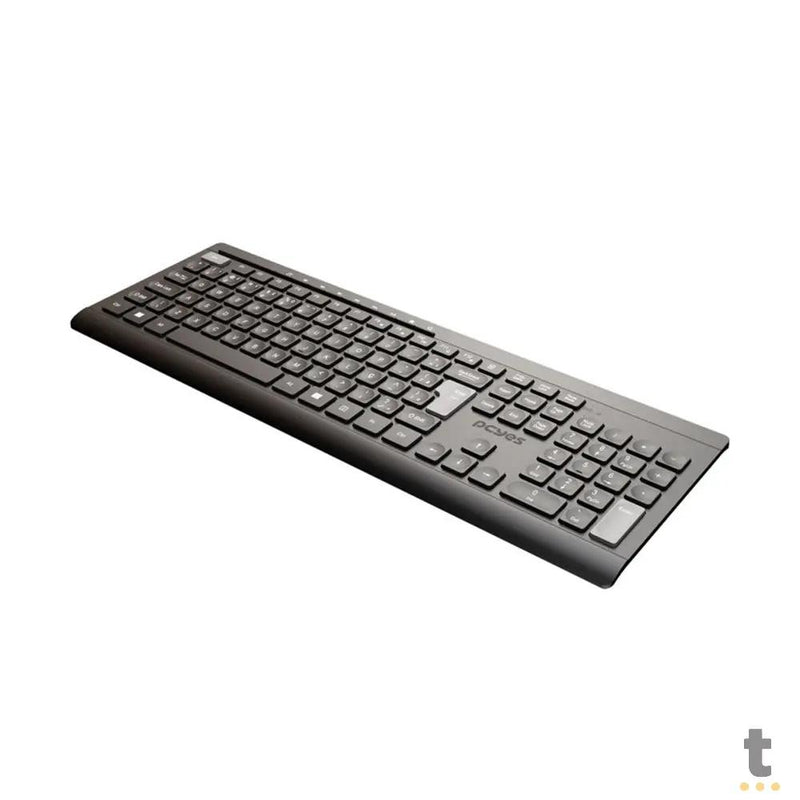 Teclado Sem Fio PCYes Soft Preto / Cinza - PTOSFWAB