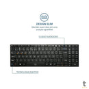 Teclado Sem Fio Slim Multi Bluetooth Multimídia Abnt - TC220