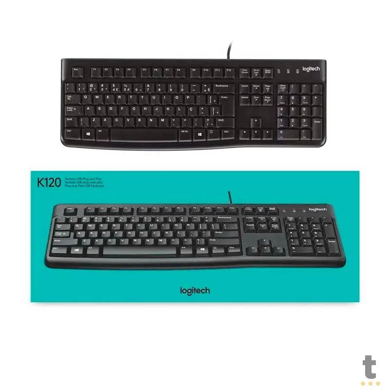 Teclado Usb Abnt2 Logitech K120 - 920-004423