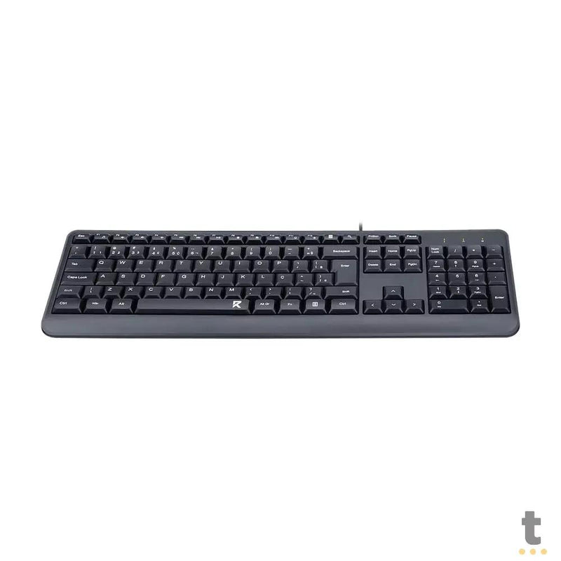 Teclado Usb Abnt2 Redragon R Office BK-7092 Preto