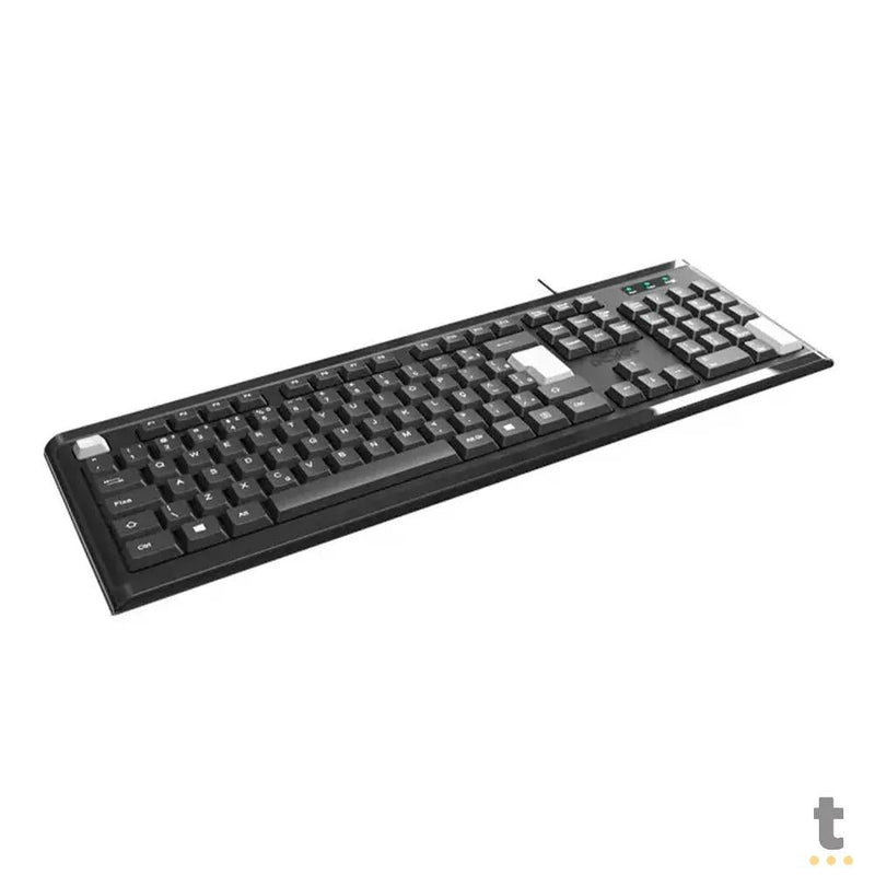 Teclado Usb PCYes Classic Preto / Cinza - Ptocl2Ab