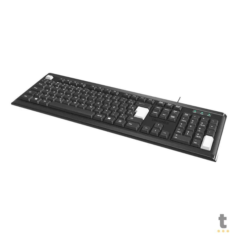 Teclado Usb PCYes Classic Preto / Cinza - Ptocl2Ab