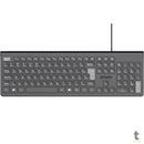 Teclado Usb PCYes Soft Preto / Cinza - Ptosf2Ab