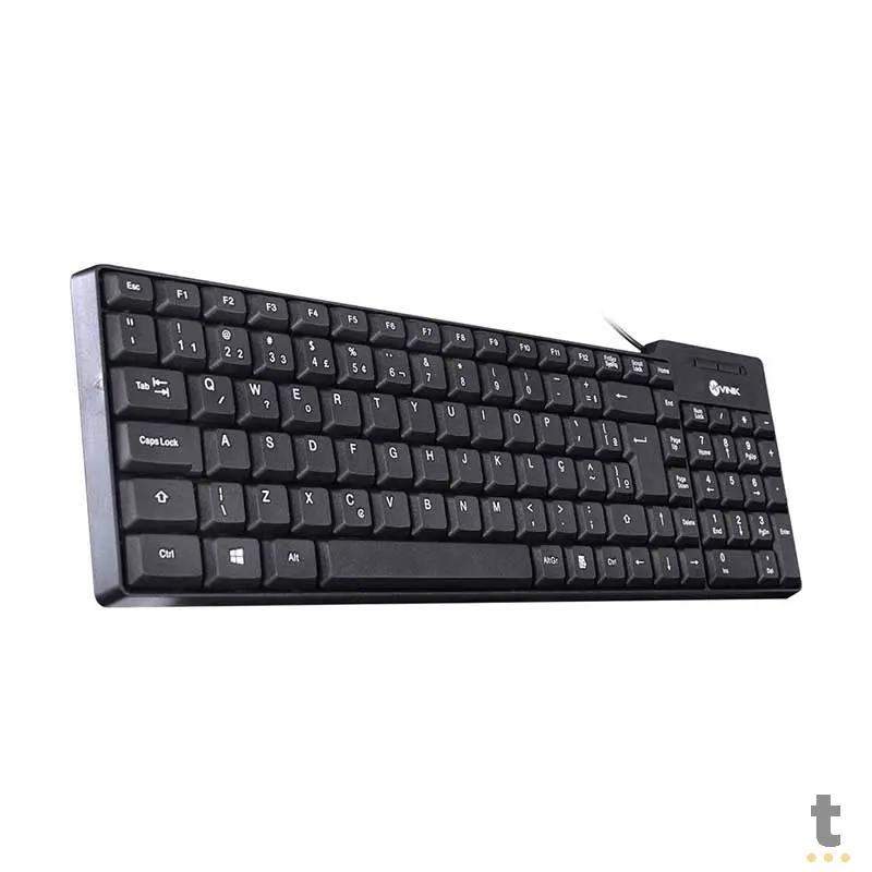 Teclado Usb Vinik Dynamic Abnt2 Preto - DT150