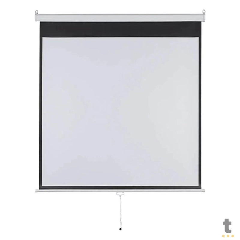 Tela De Projeção Retratil 97 Pols Multilaser AC351 1:1 (1.80 X 1.80m)