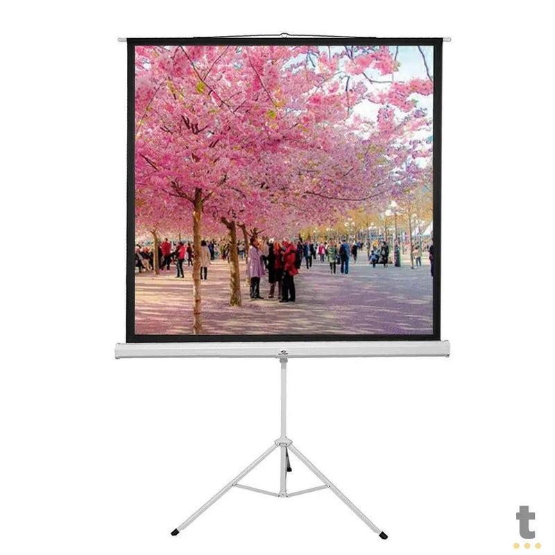 Tela De Projecao Tripe 100" Pols Sumay 1,8m x 1,8m - TTQS100