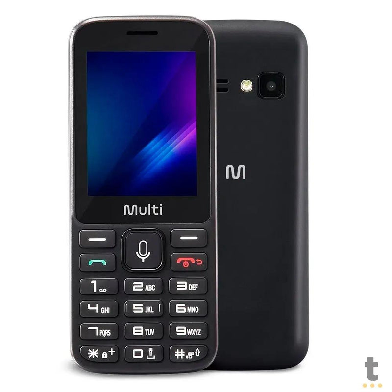 Telefone Celular Multilaser Zapp II 2.4 Pols 512mb Preto - P9161