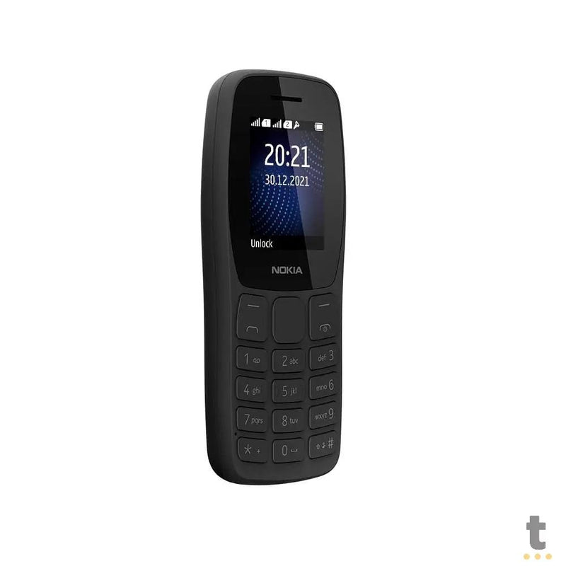Telefone Celular Nokia 105 Dual Chip + Radio FM + Lanterna Preto - NK093