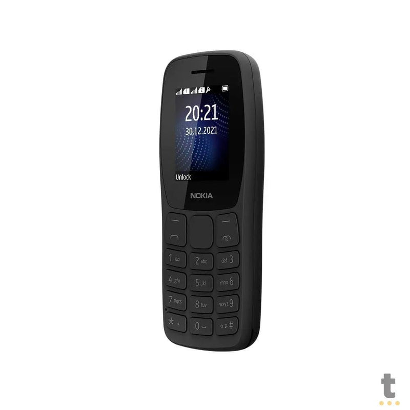 Telefone Celular Nokia 105 Dual Chip + Radio FM + Lanterna Preto - NK093