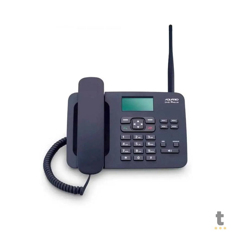 Telefone Celular Rural De Mesa Aquario Quadriband Dual Chip - Ca-42s