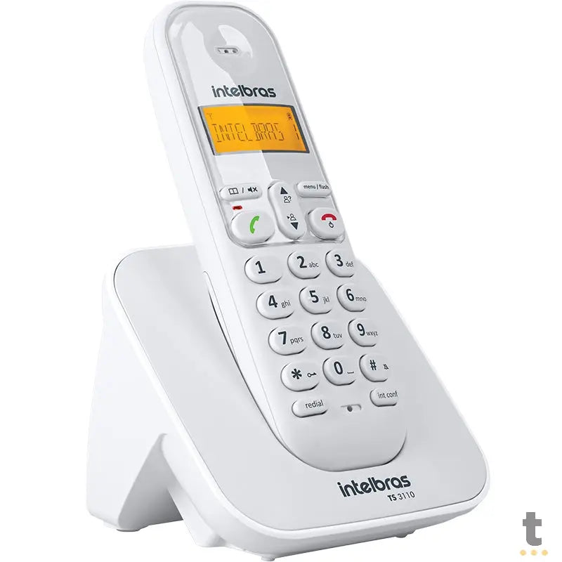 Telefone Sem Fio Intelbras Ts3110 Branco Ident De Chamadas - 4123010