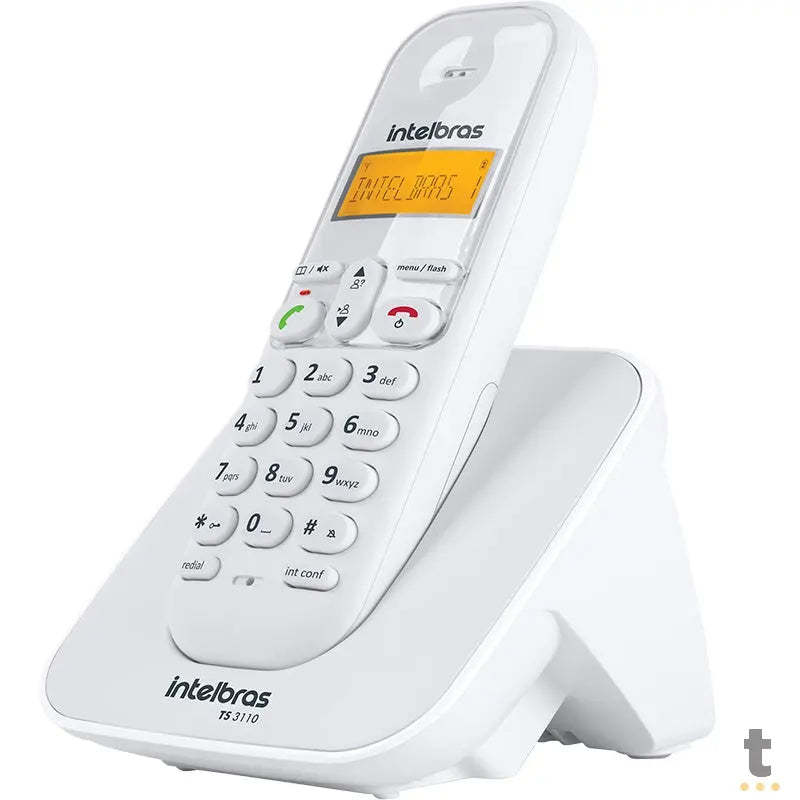 Telefone Sem Fio Intelbras Ts3110 Branco Ident De Chamadas - 4123010