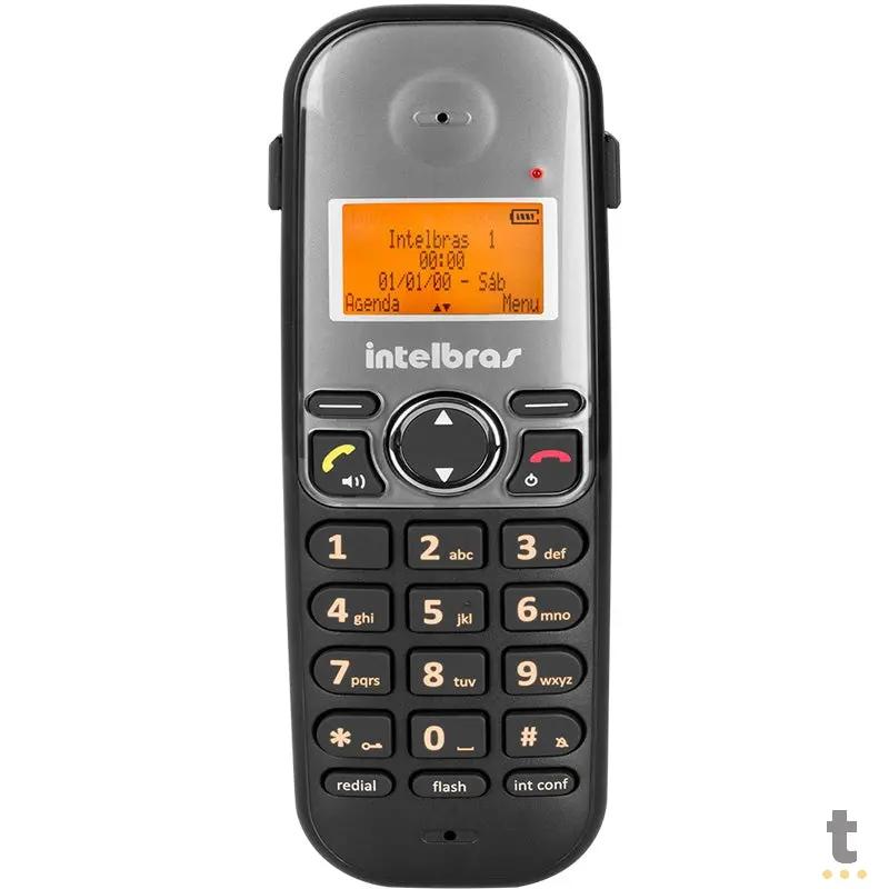Telefone Sem Fio Intelbras Ts5120 Preto Ident De Chamadas Viva Voz - 4125120