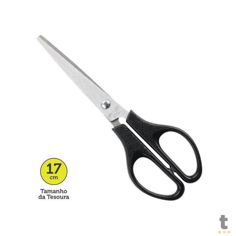 Tesoura Multiuso Keep 17cm Preta - EI174
