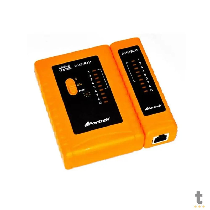 Testador De Cabos Rj45/Rj11 Fortrek - TCF101