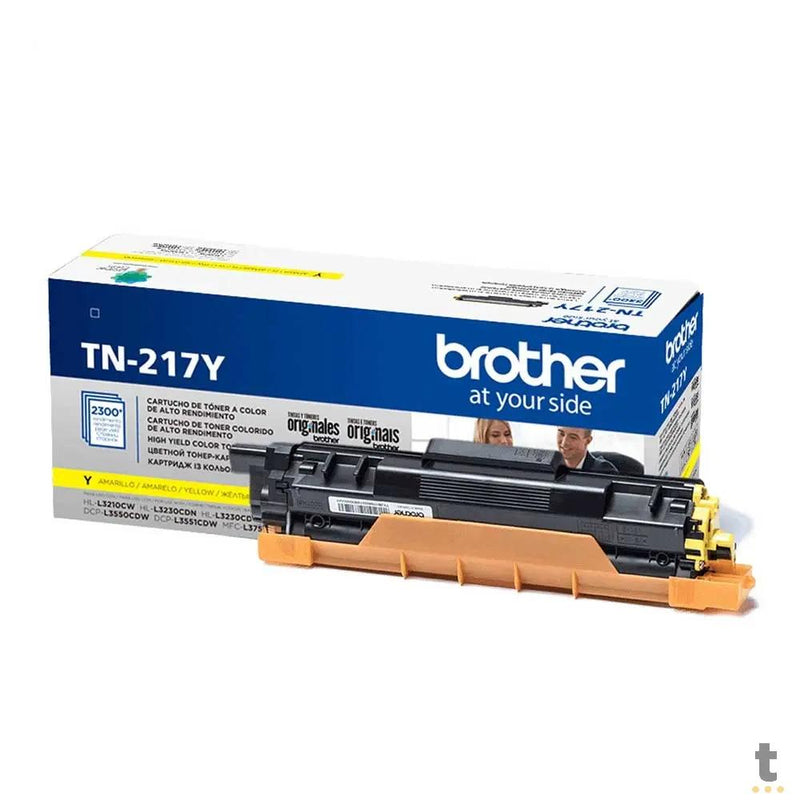 Toner Brother Color Amarelo Tn-217Ybr - Dcp-L3551CDW HL-L3210CW