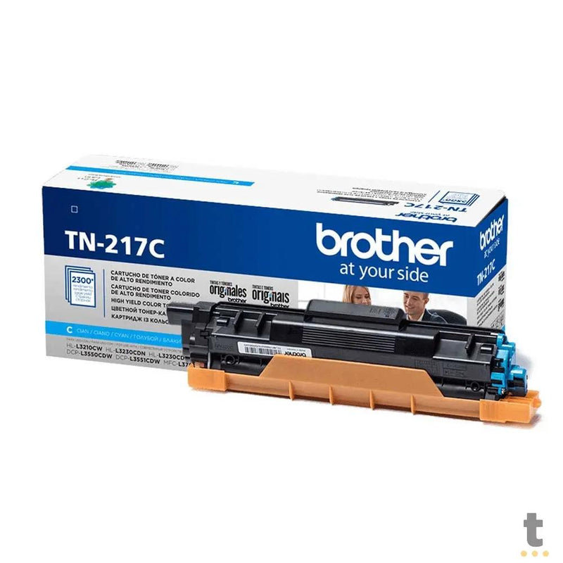 Toner Brother Color Ciano Tn-217Cbr - Dcp-L3551CDW HL-L3210CW