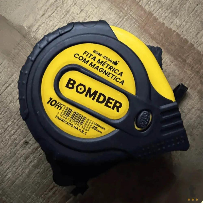 Trena com Fita de Aço 10m Bomder - BOM-6506