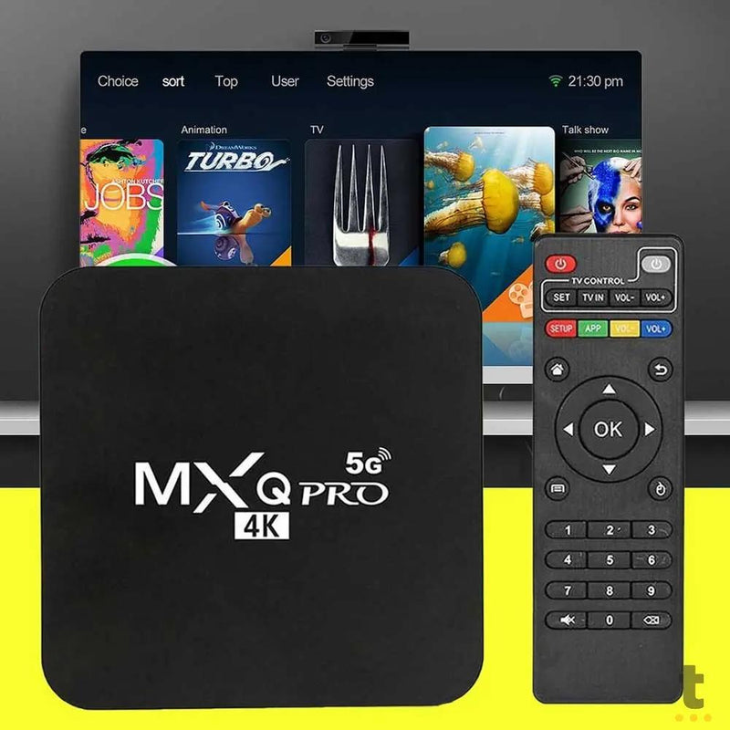 Tv Box Mxq Pro 4k 8gb + 128gb Android Internet Tv Iptv Quad Core