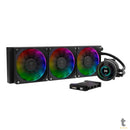 Water Cooler 3 Fans Gamdias Chione ARGB 360mm C/ Display LCD (Intel/AMD) - CHIONE P3-360U