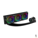 Water Cooler 3 Fans Gamdias Chione ARGB 360mm C/ Display LCD (Intel/AMD) - CHIONE P3-360U