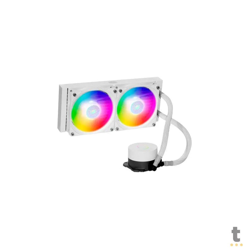 Water Cooler Dual Fan Cooler Master ML240L V2 RGB 240mm (Intel/AMD) Branco - MLW-D24M-A18PW-RW