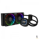 Water Cooler Dual Fan Gamdias Chione ARGB 240mm C/ Display LCD (Intel/AMD) - CHIONE M4-240