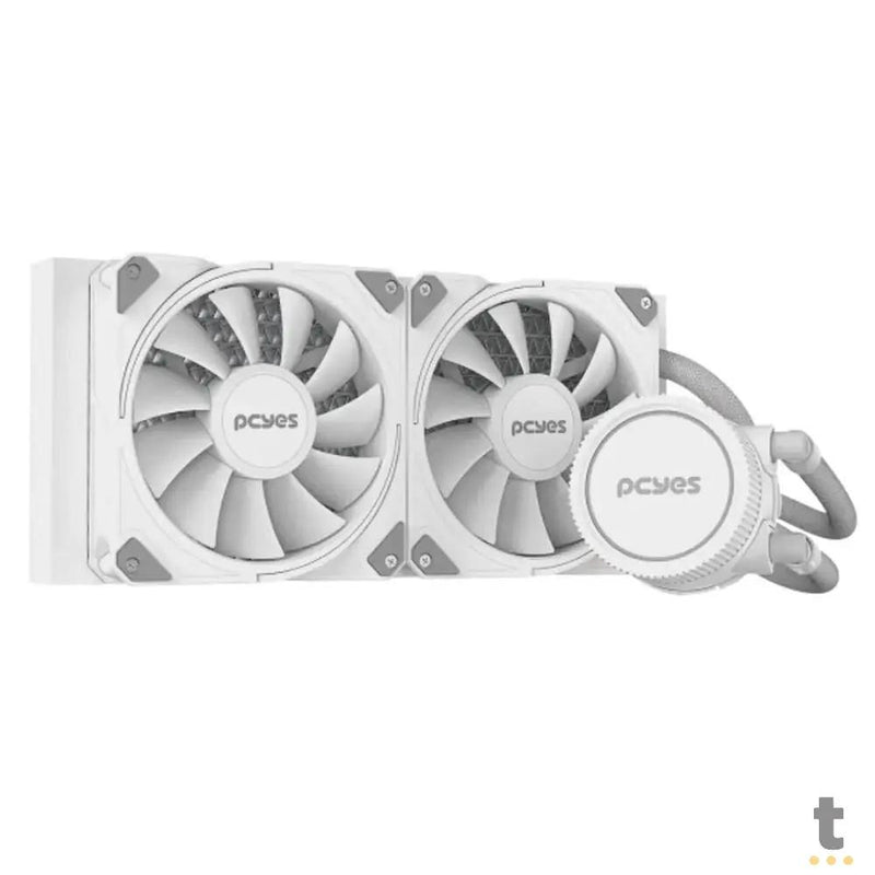 Water Cooler PCYes Sangue Frio 3 Dual Fan 240mm TDP 240W (Intel/AMD) Branco - WCSF3240WGBR