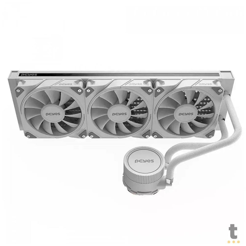 Water Cooler PCYes Sangue Frio 3 Triple Fan 360mm TDP 350W (Intel/AMD) Branco - WCSF3360WGBR