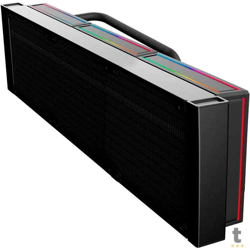 Water Cooler PCYes Vision 3 Fans 360mm Tela LCD 2,1'' (Intel/AMD) Black Vulcan - Vs360Bv