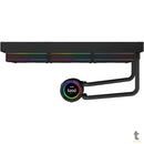 Water Cooler PCYes Vision 3 Fans 360mm Tela LCD 2,1'' (Intel/AMD) Black Vulcan - Vs360Bv